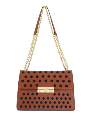 Bandit Chain Crossbody in Cognac Foley Corinna